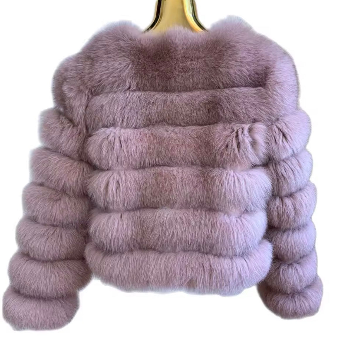 Classic Fox Fur - Dusty Pink
