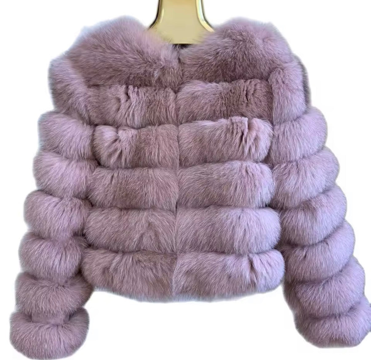 Classic Fox Fur - Dusty Pink