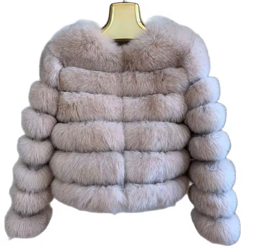 Classic Fox Fur - Beige