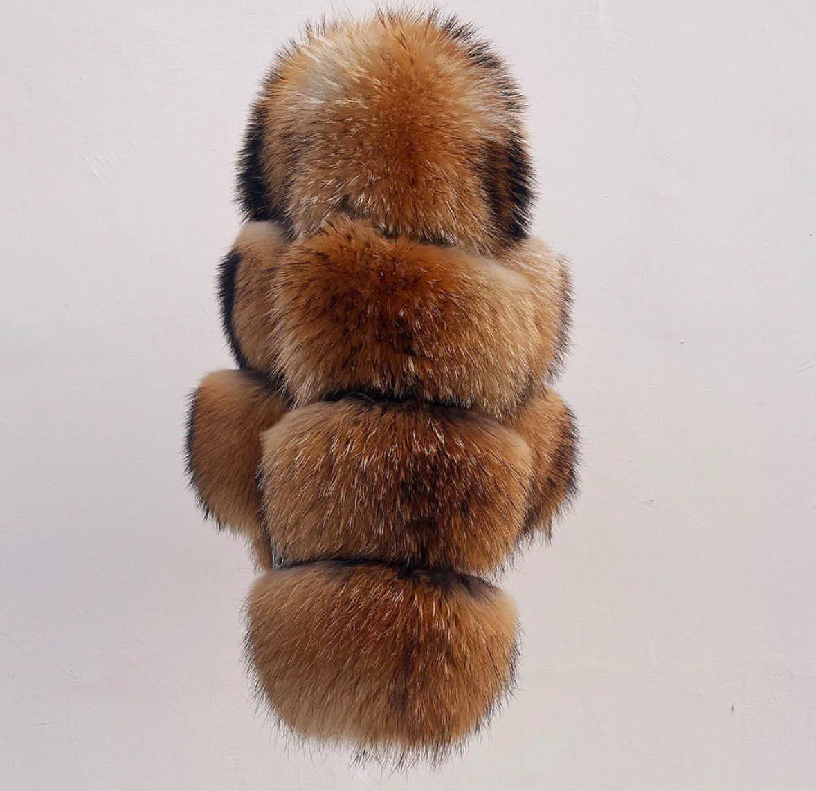 Luxury Cropped 4 Ring Raccoon Fur